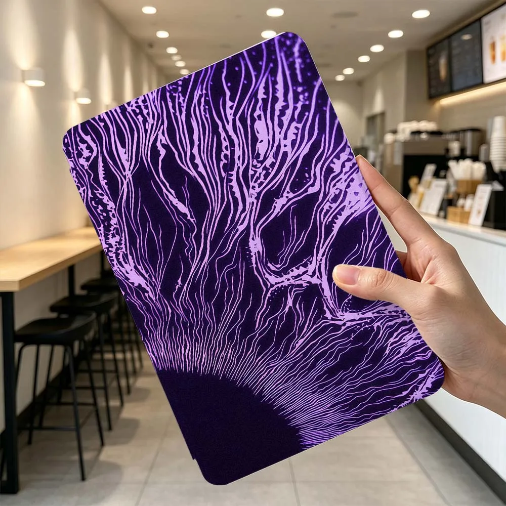 Фото Чехол Anime Horror Black Hole для Samsung Galaxy Tab A7 A8 A9 A11 S6 S7 S8 S9 S10 S11 FE Plus 360 °   Чехол для планшета с поворотным слотом для ручки №5