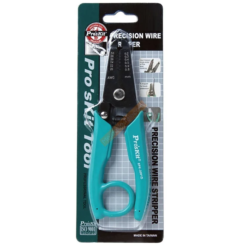 Высококачественные кусачки для зачистки электронных проводов Pro'sKit 8PK-3001D 8PK-3002D