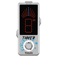 yoozic guitar tuner pedal high precision guitar chromatic tuners pedals for electric guitars