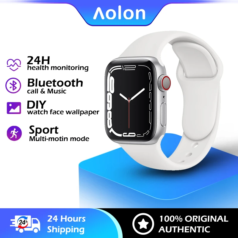 

Aolon New i7 Pro MAX Smart Watch Bluetooth Sleep Monitoring Heart Rate IP67 Waterproof 1.75 Inch Electronic Clock Woman Men