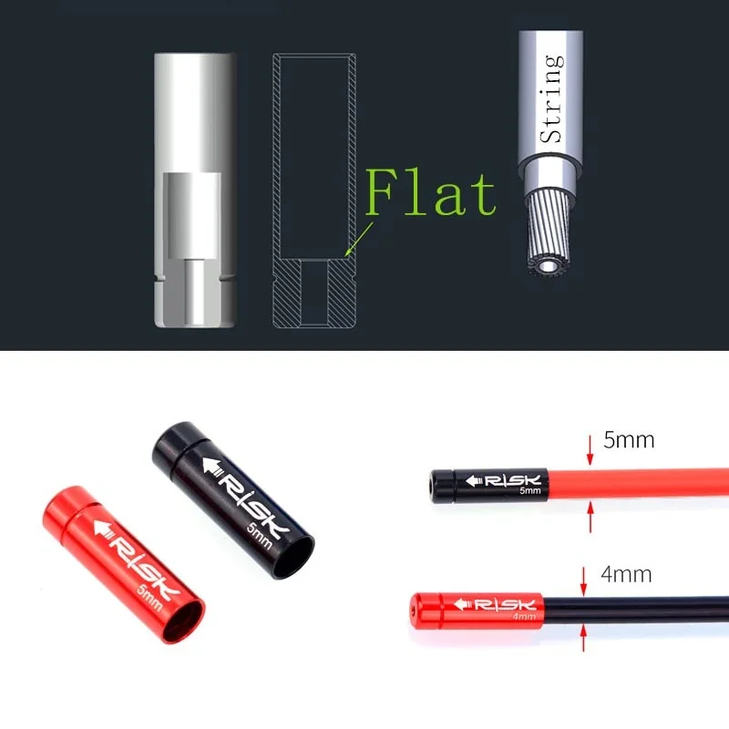 

Bicycle Derailleur Cable Housing End Cap Bike Brake Cable Housing Cover MTB Road Bike Brake/Shift Universal Accessories