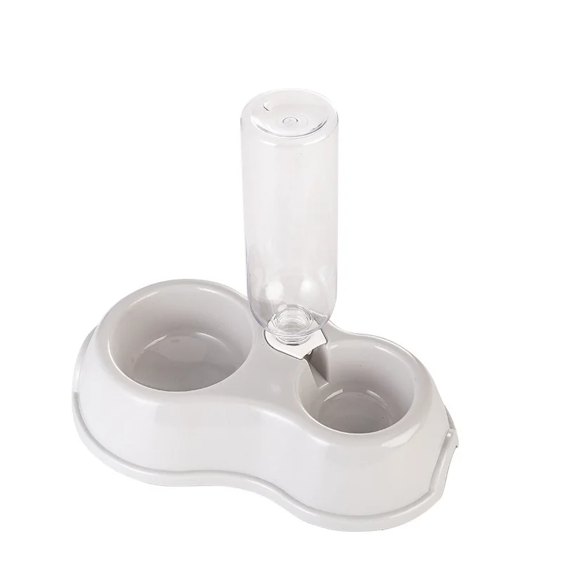 

Dog Bowl Cat Bowl Double Anti-overturning Automatic Drinking Water Food Cat Water Bowl Rice Pet Supplies Puppy