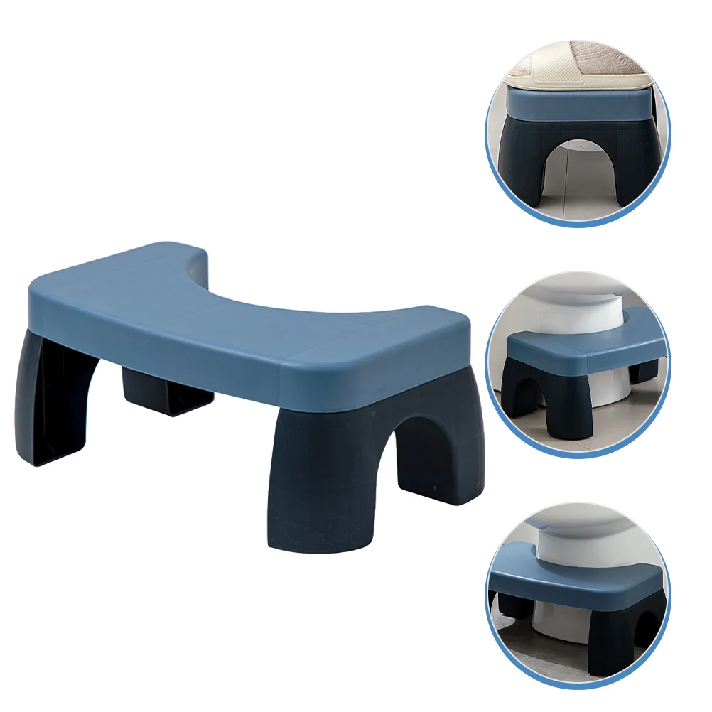 

Plastic Foot Stool Nonslip Bathroom Toilet Step Stool Household Footstool