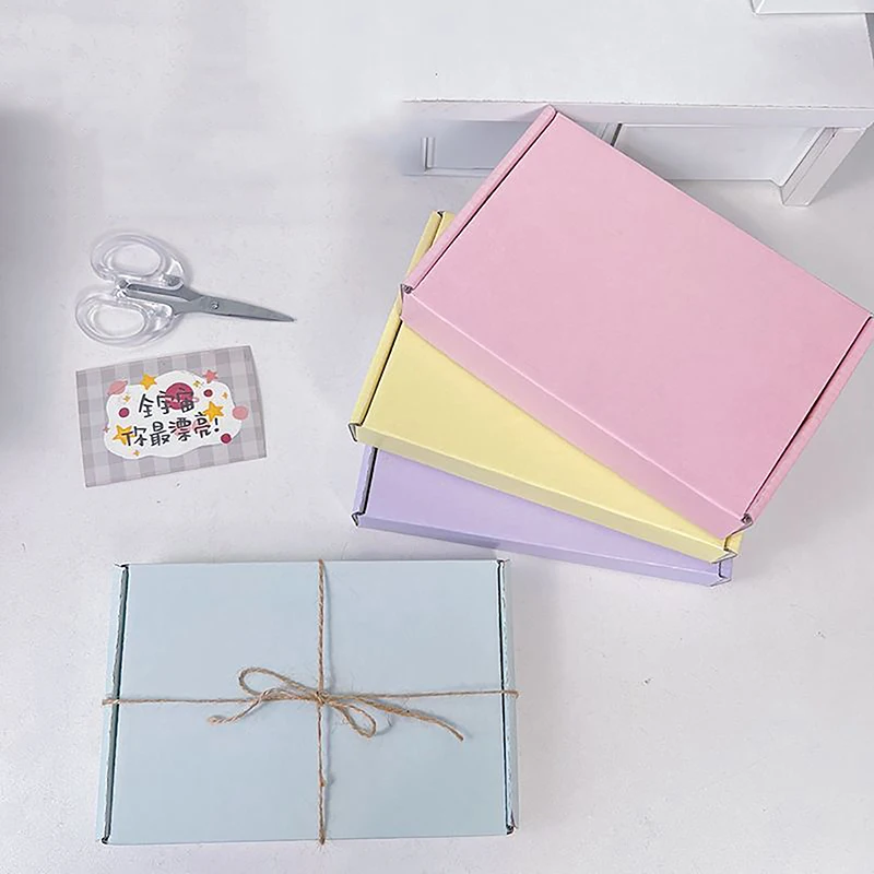 Es Cardboard Corrugated Mailer Boxes For Packaging Craft Gifts Giving Products For Small Business Wedding Party