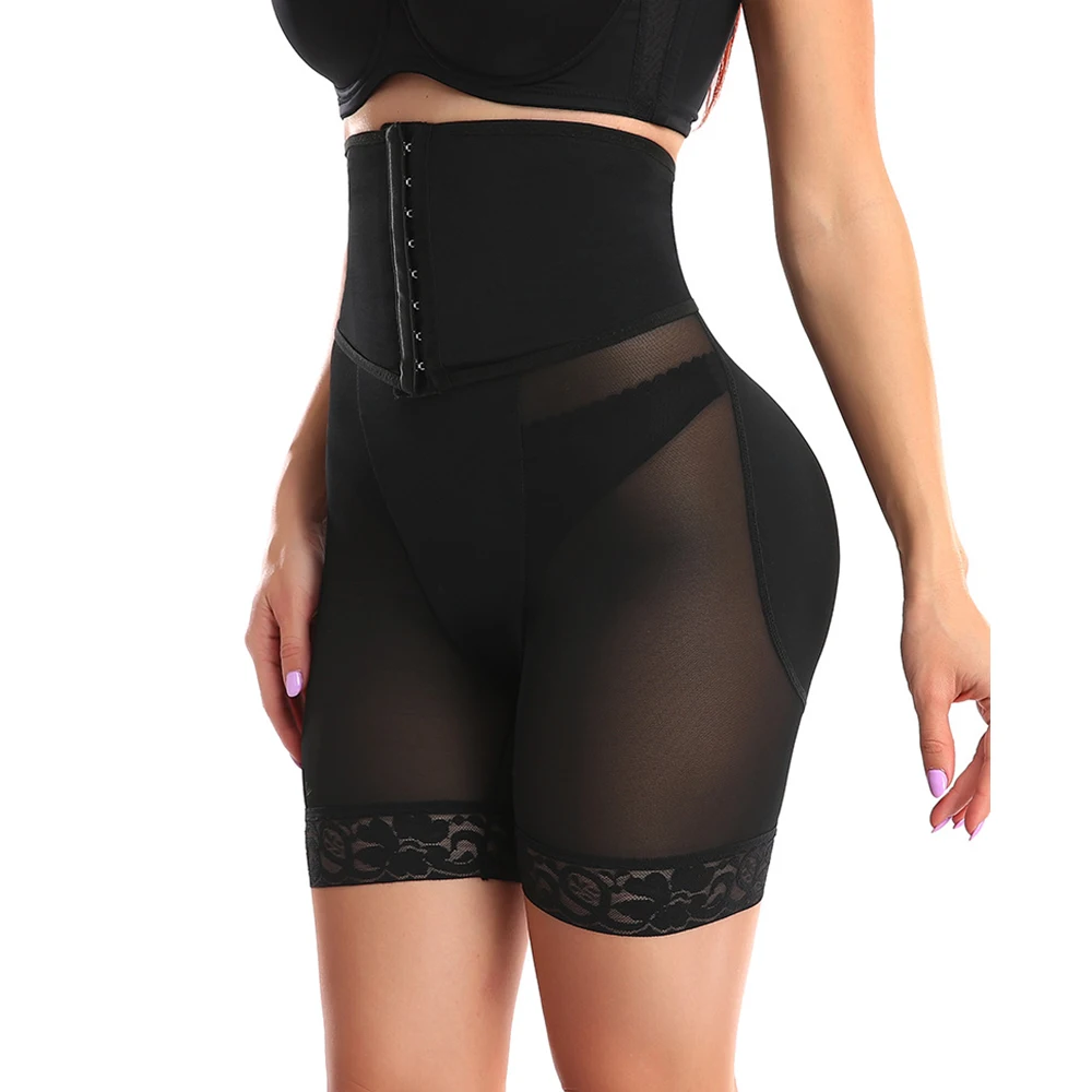 

Butt Lifter Control Panties Body Shaper Fake Padded Hip Enhancer Underpants With Belt Female Shapewear Hourglass Body
