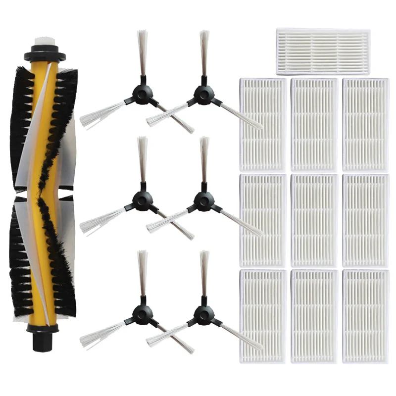 

Новая 1 * основная щетка + 6 * боковая щетка + 10 * Haipa для пылесоса Proscenic SUZUKA