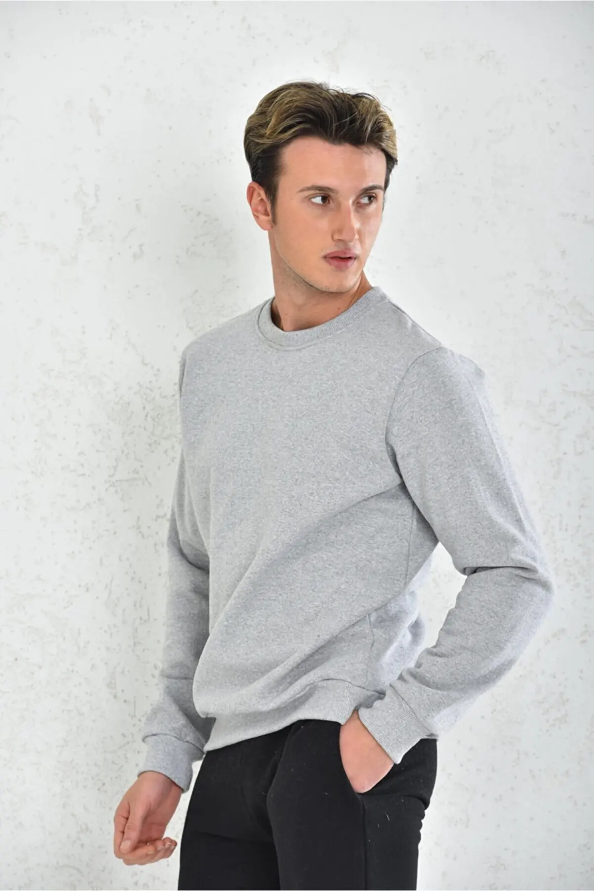 

Gray Flat Sweat Top Trend Sports Fashion Sweatshirts For Men Streetwear 166329770