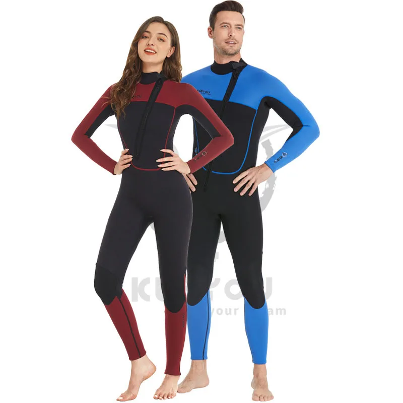 

3MM Diving Suit Wetsuit Neoprene Men and women One-Piece Suits Keep Warm Surf Scuba Fishing Spearfishing Kitesurf Wetsuit