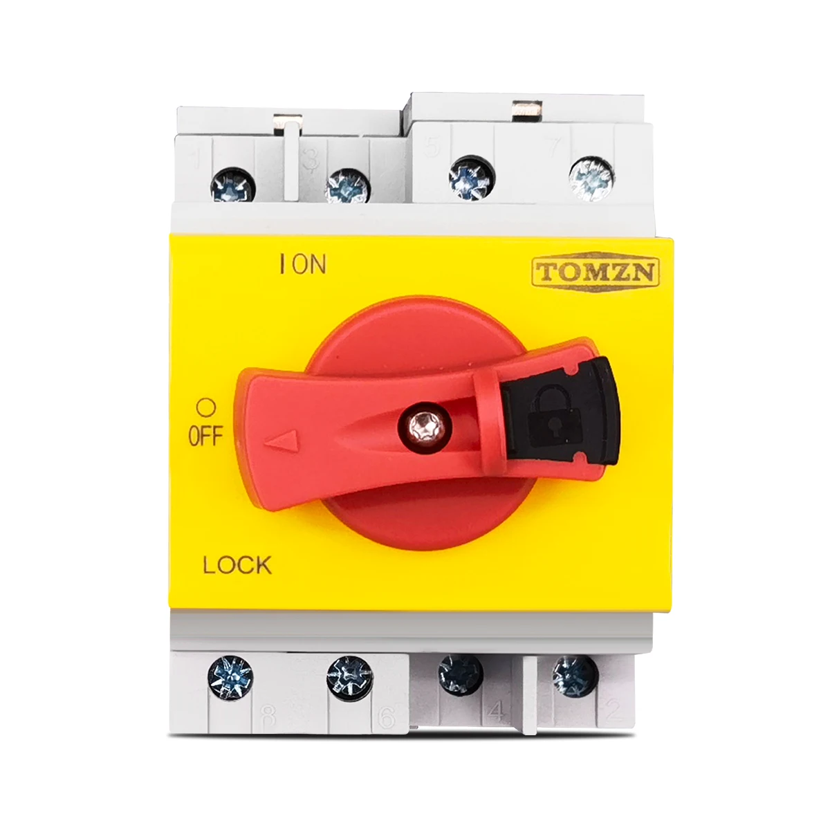 Фото PV DC 1200V 32A TOMZN Din Rail Solar Вращающаяся ручка изолятор поворотный переключатель размыкатель для солнечной распределительной коробки №2