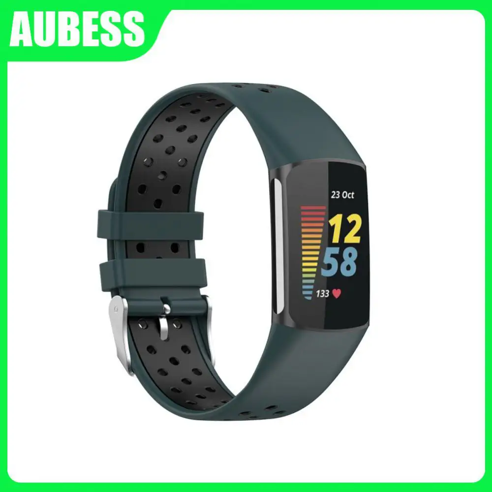 

Good Quality Material Buckle Wristband Waterproof Band Unisex Soft Band Replacement For Fitbit Charge5 Stainless Steel Strap