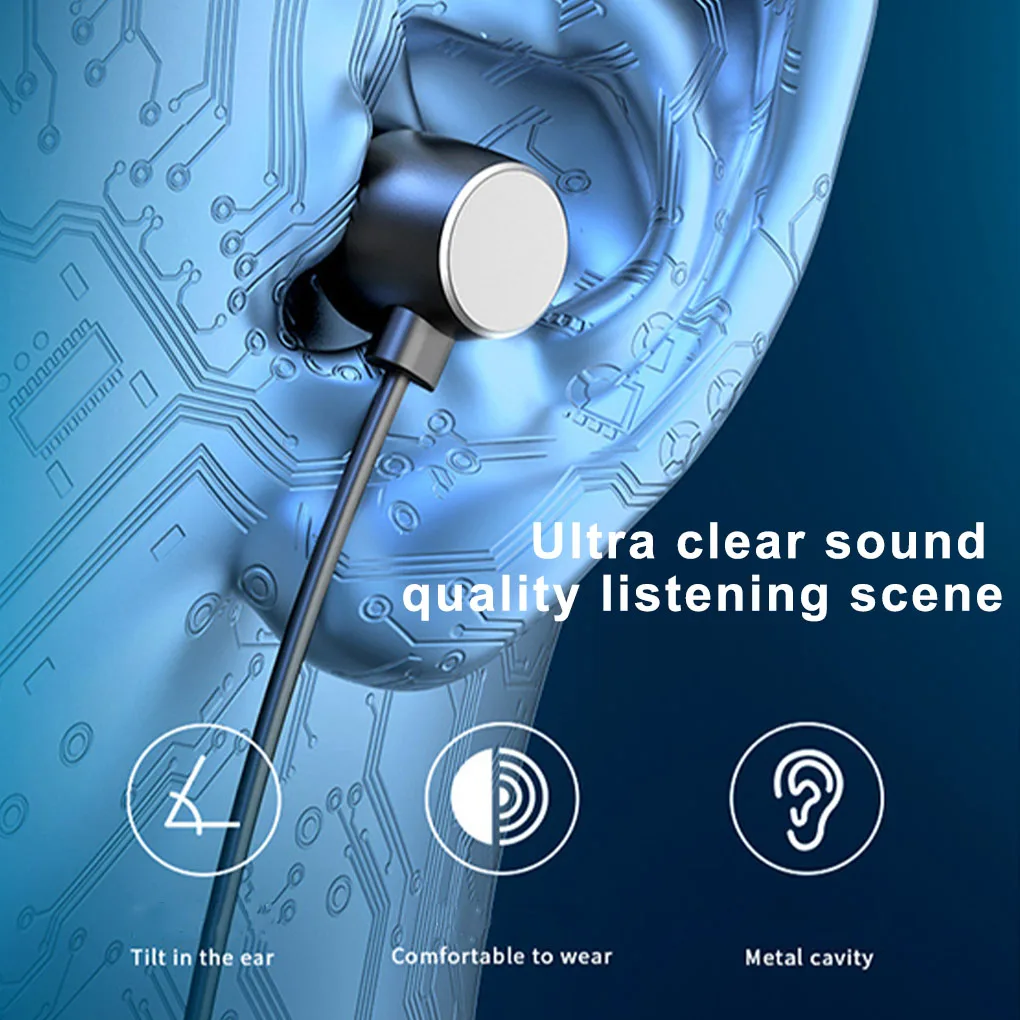 Фото Беспроводные наушники, совместимые с Bluetooth, 800 мАч, голосовые подсказки, 15 м, шумоподавление, пот, наушники-вкладыши, гарнитура №5