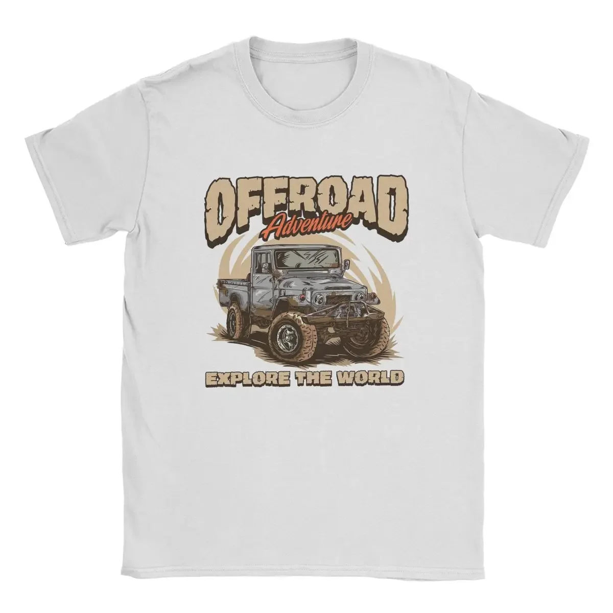 Мужские футболки Land Car Cruiser FJ45 Pickup винтажные хлопковые топы серии 80-х новинка