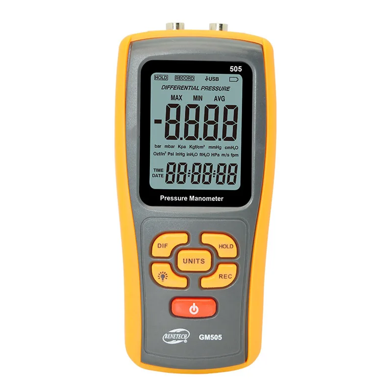 Ручной цифровой манометр BENETECH GM505