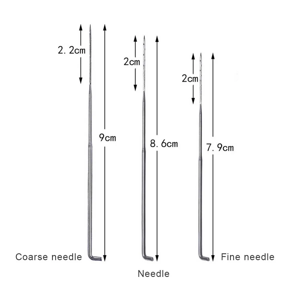 

100 шт./набор, инструменты для валяния шерсти, 3 размера
