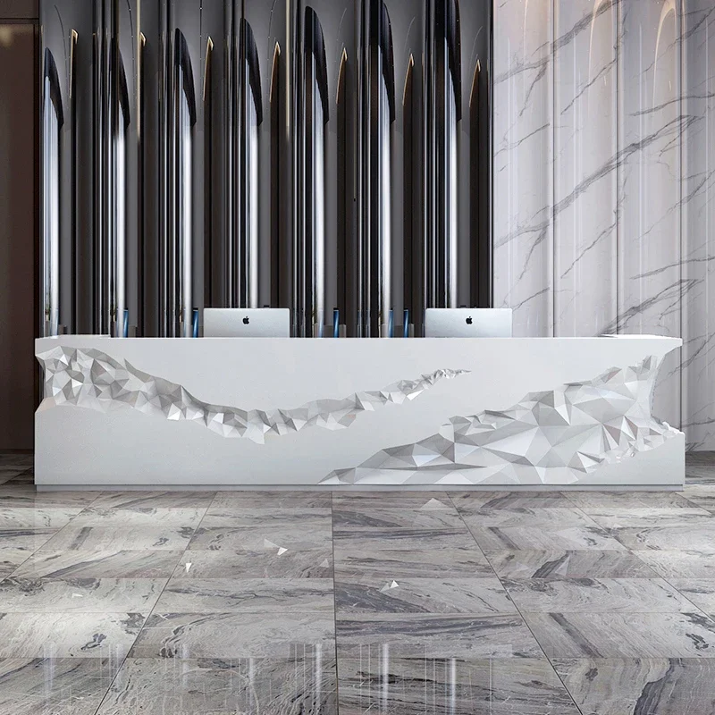 Элегантный офисный стол Fisktion Counter Table Центр клиента для приема Роскошная мебель