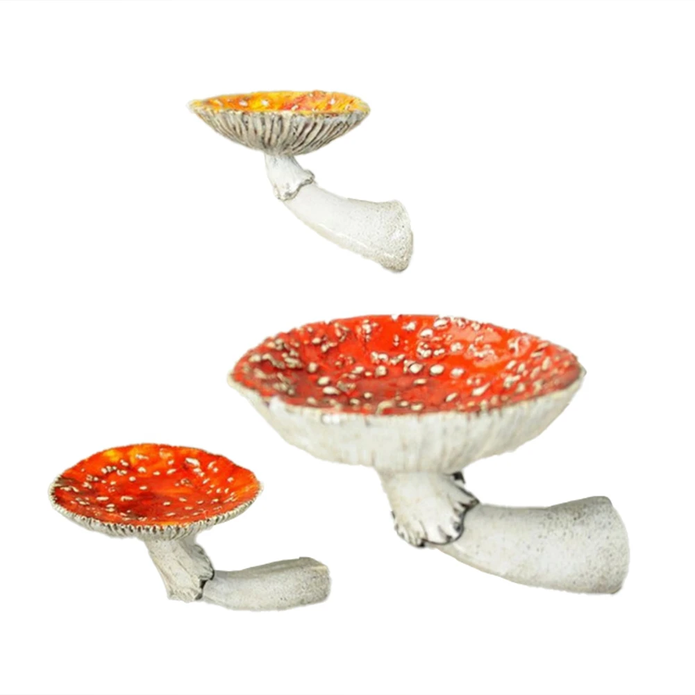 

3 шт., настенные декоративные полки в виде грибов