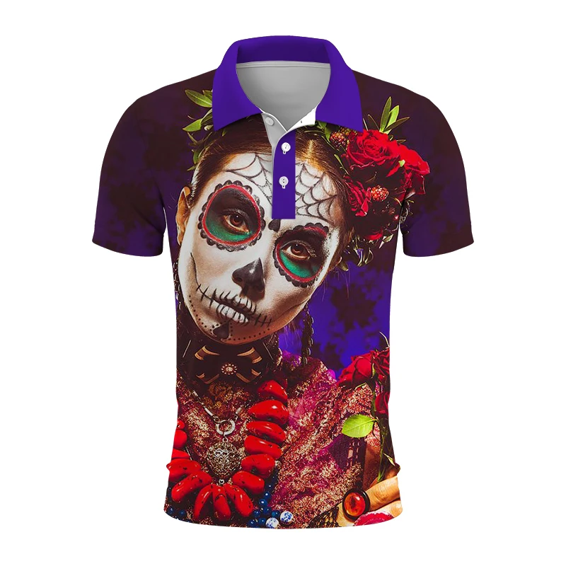 

Летняя Новинка 2023, лидер продаж, рубашки-поло с 3D принтом, Мужская футболка ведьмы, повседневный Топ, модная уличная женская футболка оверсайз с коротким рукавом