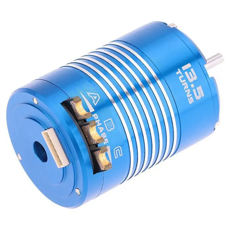 

High Efficiency 540 Sensored Brushless Motor for 1/10 RC Car Blue, 13.5T