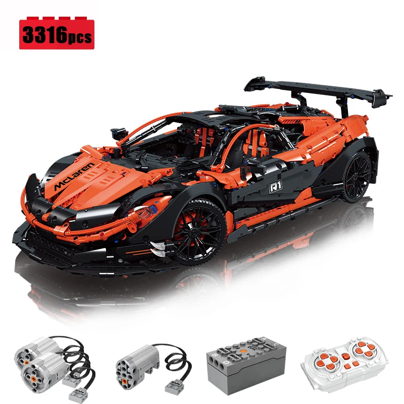 2022 Новый конструктор MOC технический спортивный автомобиль P1 модель креативного