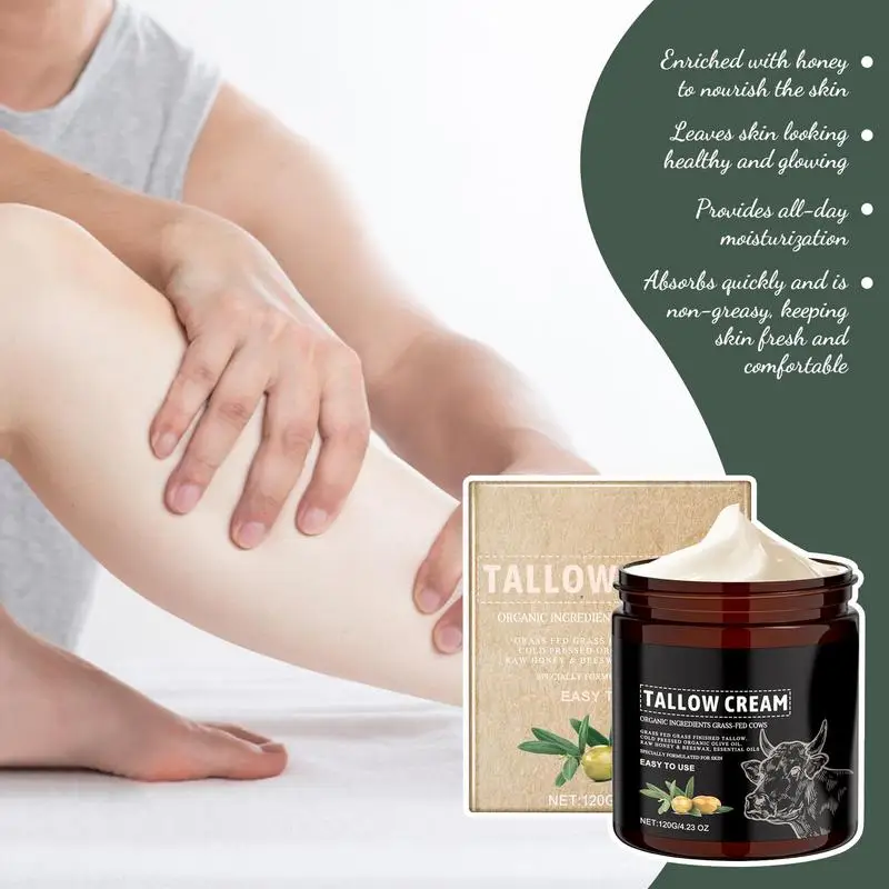 120 г бальзам из говядины и меда увлажняющий лосьон для тела шеи подарок на траве