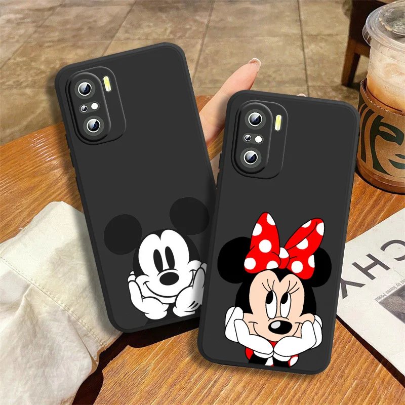

Cute Mickey Minnie Anime Phone Case For Xiaomi Redmi 7(Y3) 7A 8 8A 9 9A 9AT 9C 10X 10 10C 5A 6A S2 K20 K30 K40 K50 Black Soft