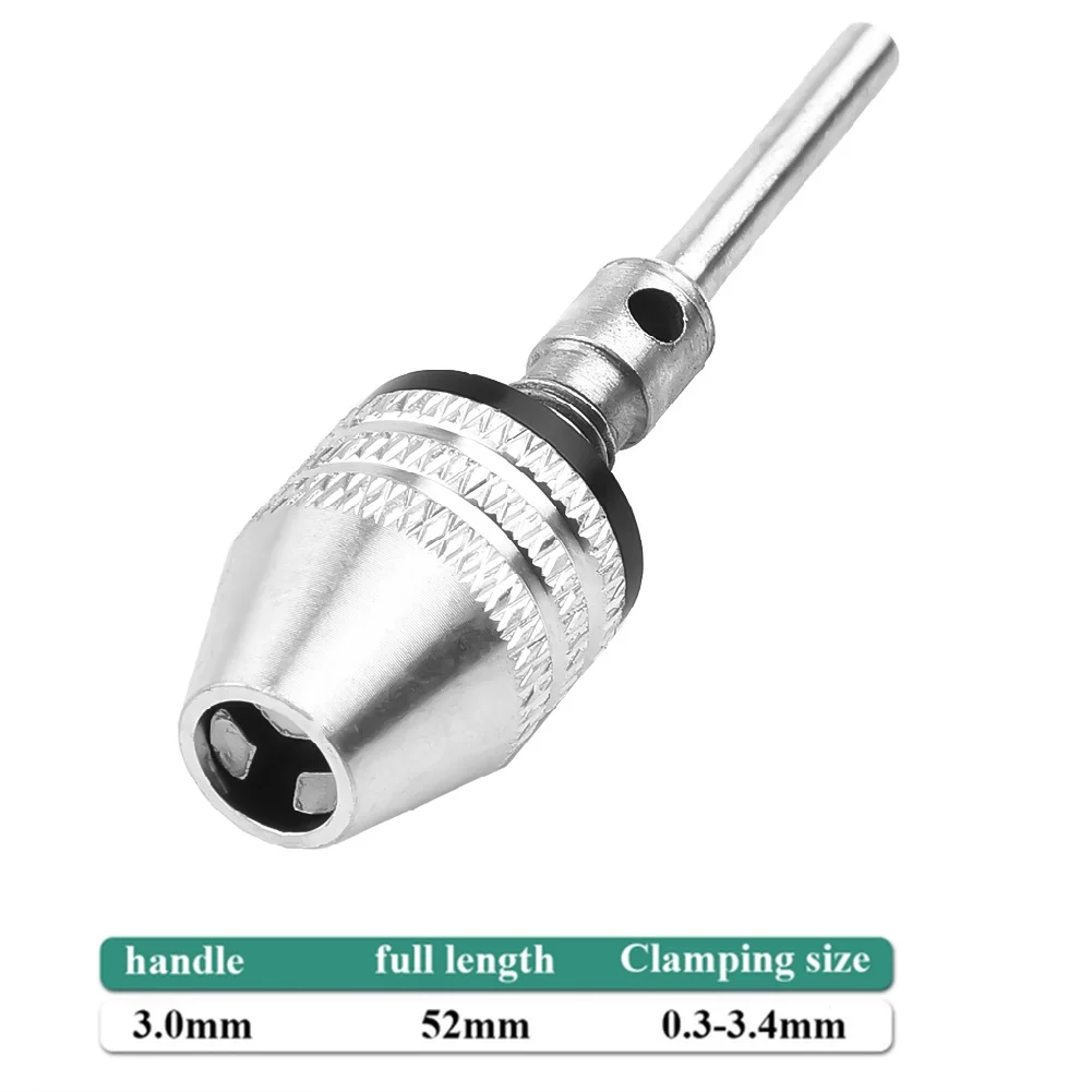 

6.35mm Hex Shank Keyless Drill Bit Chuck Impact Driver Quick Change Adapter Converter Tool Chuck Screwdriver Convertor Adapter