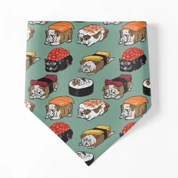 

Банданы для суши, Английский бульдог, собака, аксессуары, шарф, костюм для кошки, ошейник с принтом, шейный платок, рождественское полотенце для щенка
