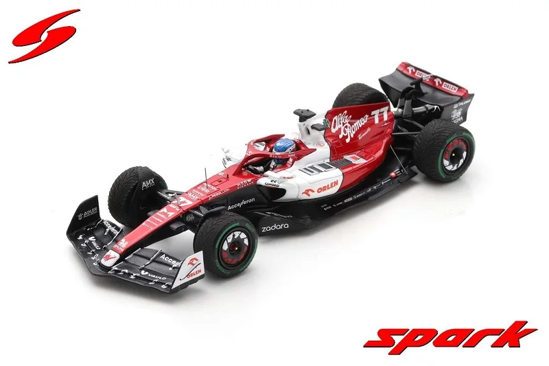 

Spark 1:43 F1 2022 Alfa Romefo ORLEN C42 No77. V.Bottas 5th Emilia Romagna