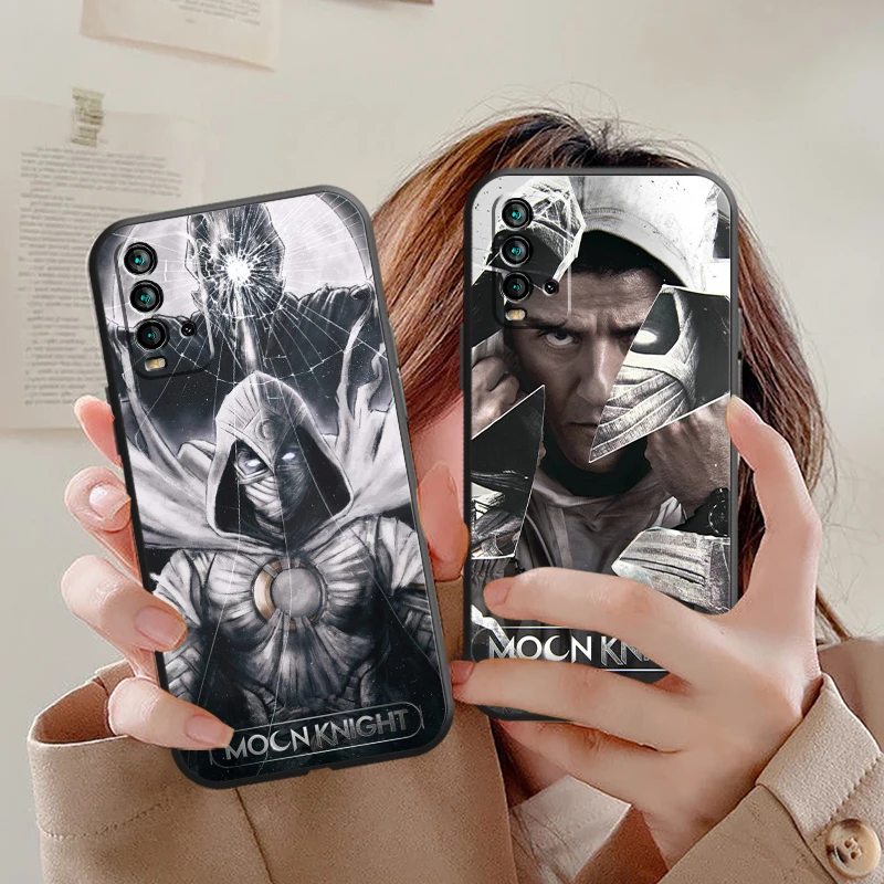 

Marvel Moon Knight Phone Case For Xiaomi Redmi 7S 7 7A Note 7 Pro Back Shell Silicone Cover Luxury Ultra Soft Black Original