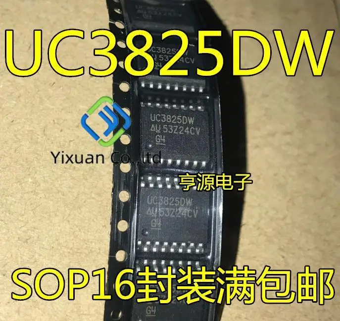 

Оригинальный новый контроллер переключателя UC3825DW UC3825ADW UC3825 SOP-16, 20 шт.