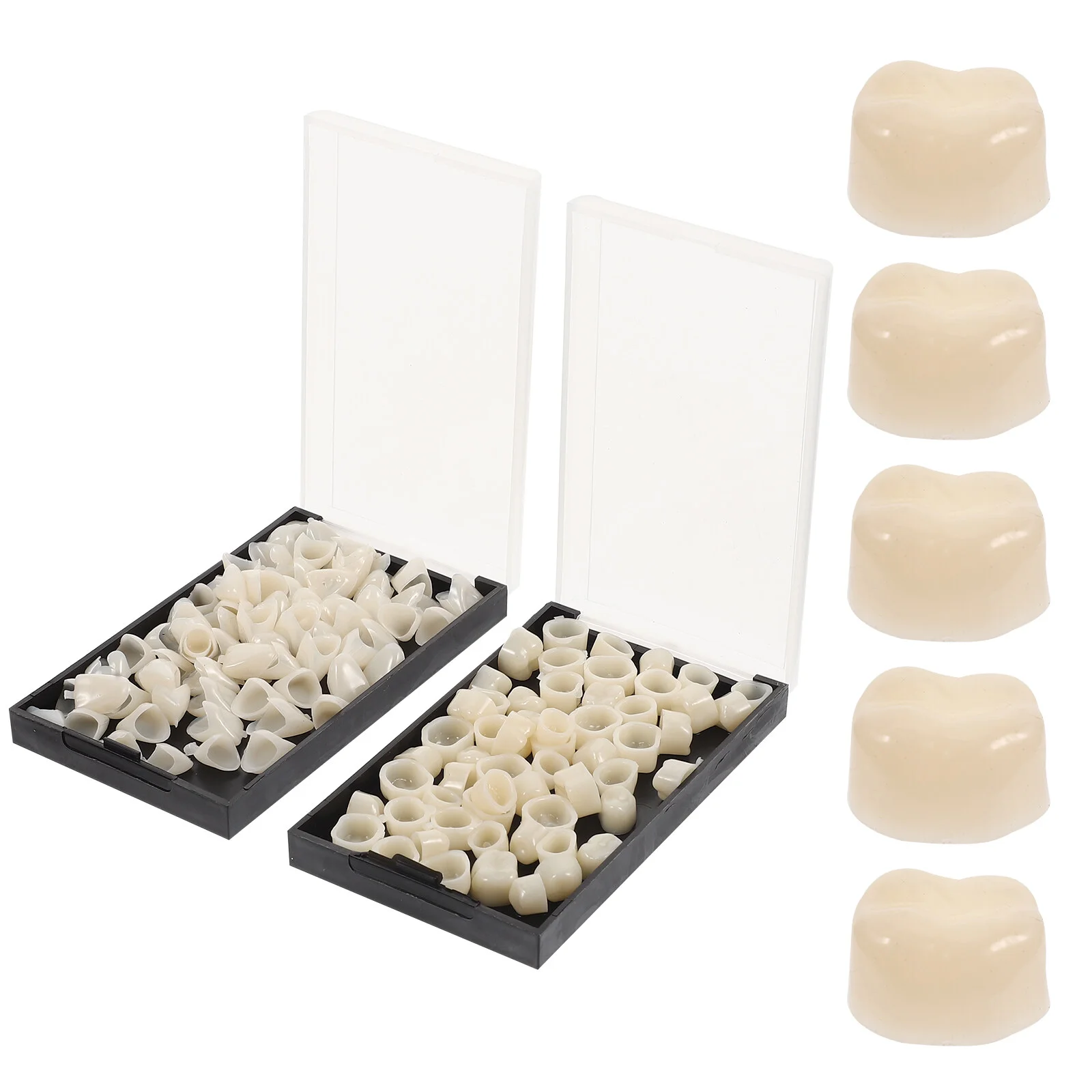 

2 Boxes Veneers Tooth Repair Kit Teeth Crowns Sticker Resin Kits Supplies Stickers Suite Anterior
