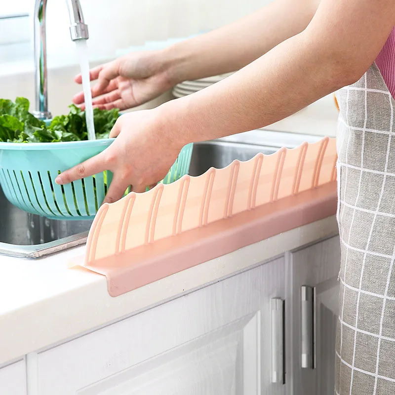 Защита от брызг на кухонную раковину перегородка с водяным барьером моющаяся