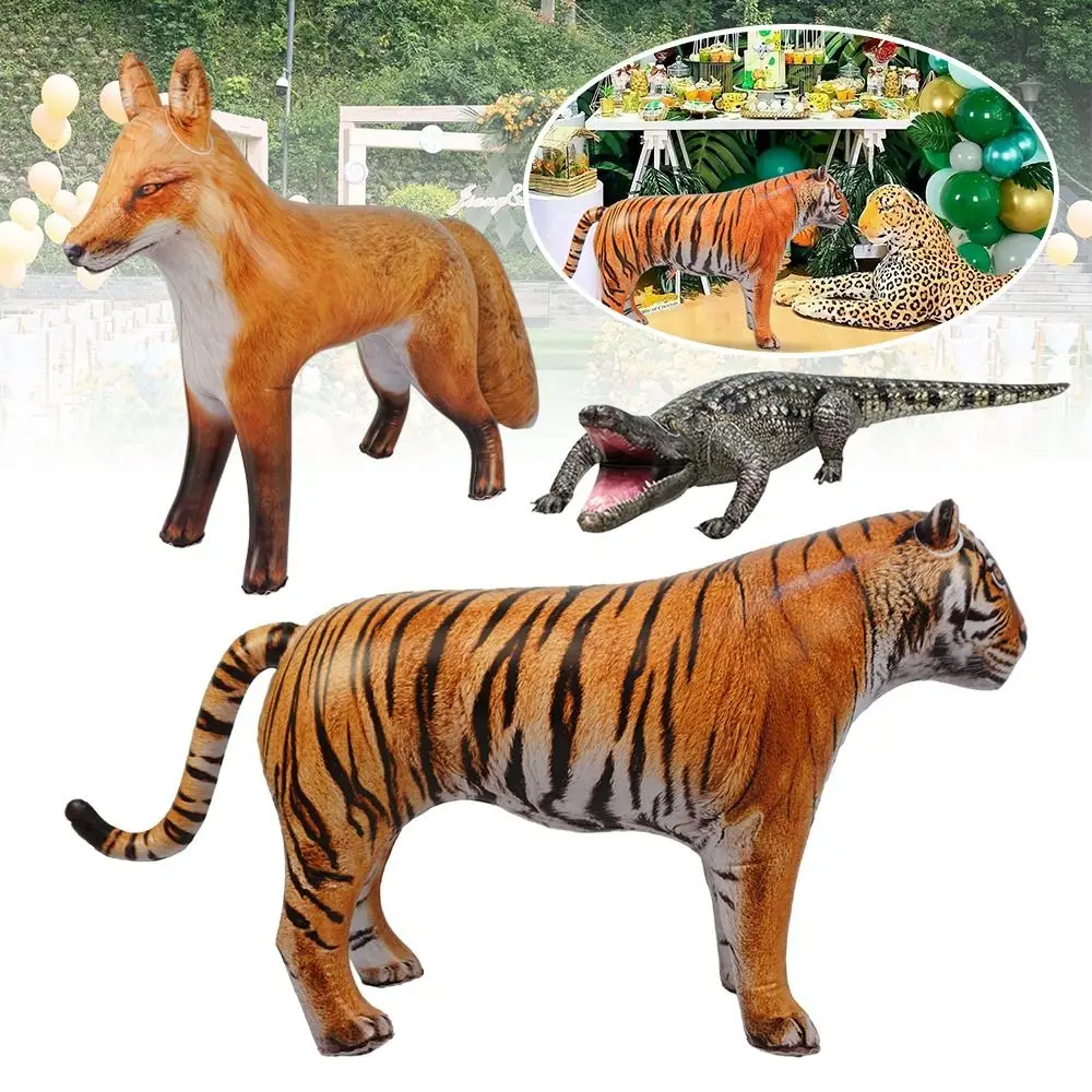 

Large Inflatable Balloons Giant Tiger Crocodile Inflatable Toys Fox Jungle Animals Animal Balloons Birthday Party