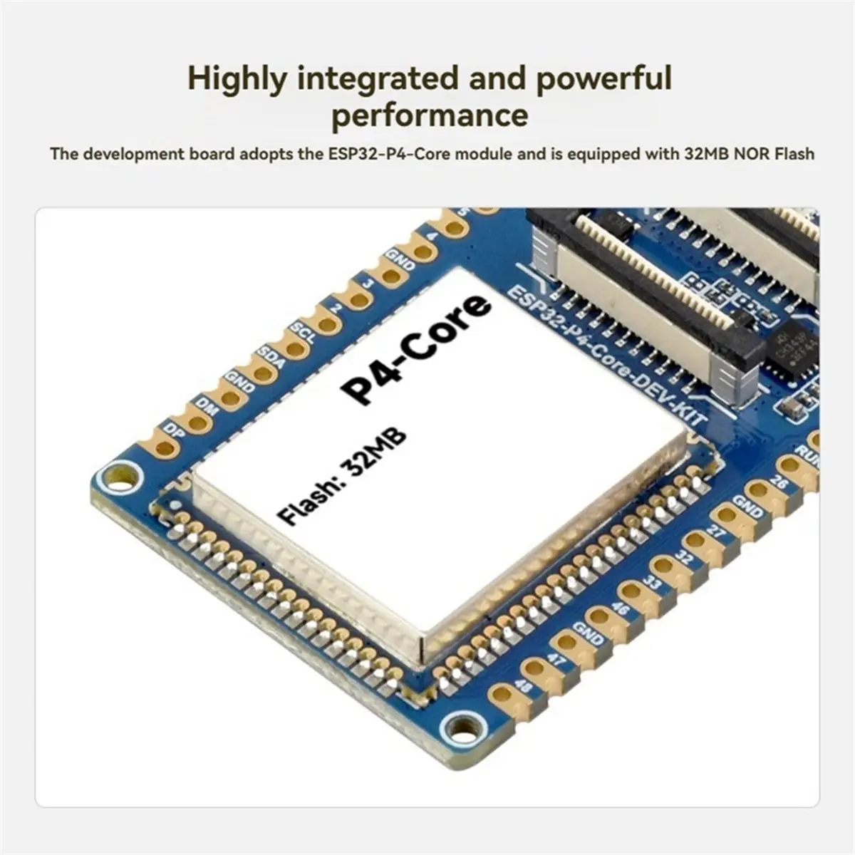 Фото Плата разработки P4-Core с двухъядерным процессором RISC-V, 32 МБ Nor Flash, поддержка DSI/USB OTG 2.0 №1