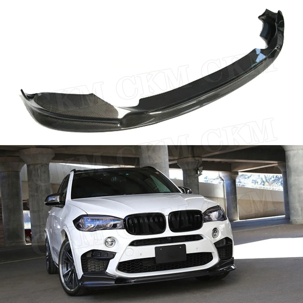 3D-стиль передний спойлер из углеродного волокна сплиттер для BMW X5M X6M F85 F86 2015 2016 2017
