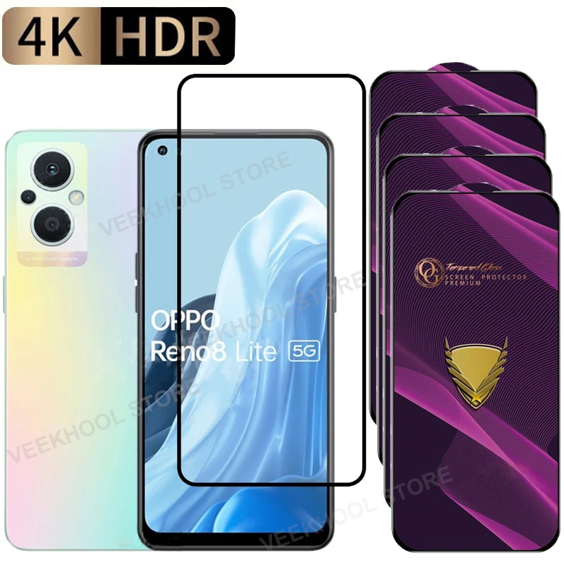 

2-4 шт. роскошное 9H стекло для OPPO Reno4 Z 5G Reno 5 6 6Z 7 8 Lite Pro 5G противоударное стекло Защитная пленка для экрана для Oppo Reno