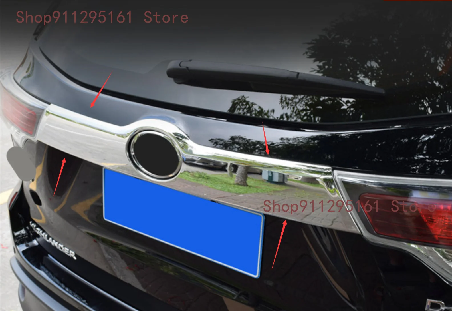

Rear Trunk Lid Cover Trim For Toyota Highlander 2015-2017-2018-2020 Free Shipping Chromed