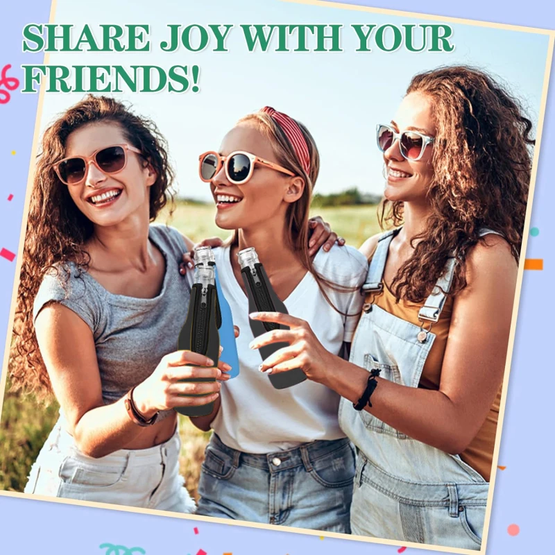 Охладитель для пивных бутылок с застежкой-молнией портативный неопреновый чехол