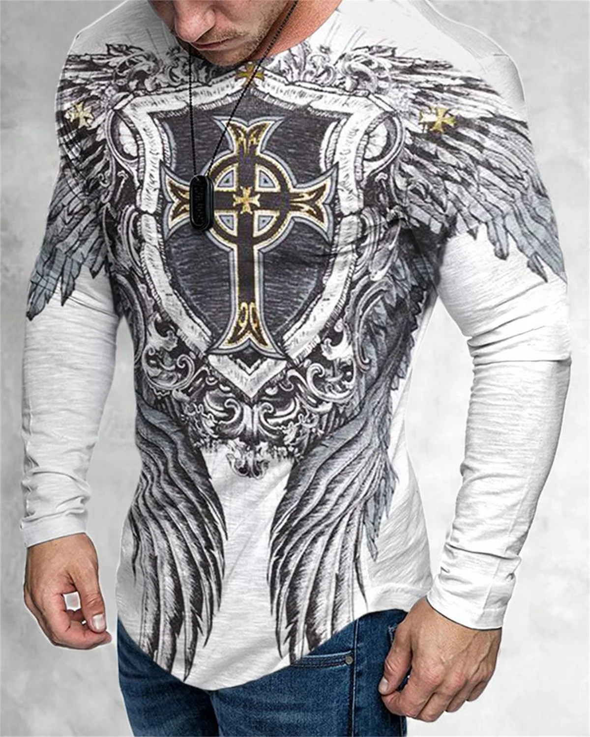 Новинка 2022 Мужская футболка для тренажерного зала быстросохнущая Повседневная