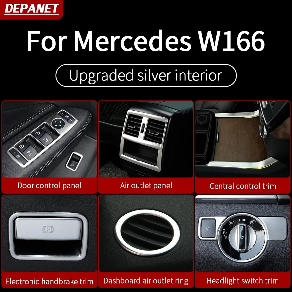 внутренняя пластина для Mercedes GLE W166 350 450 500e gls X166 500 550 gl x166 ml w166 аксессуары украшения