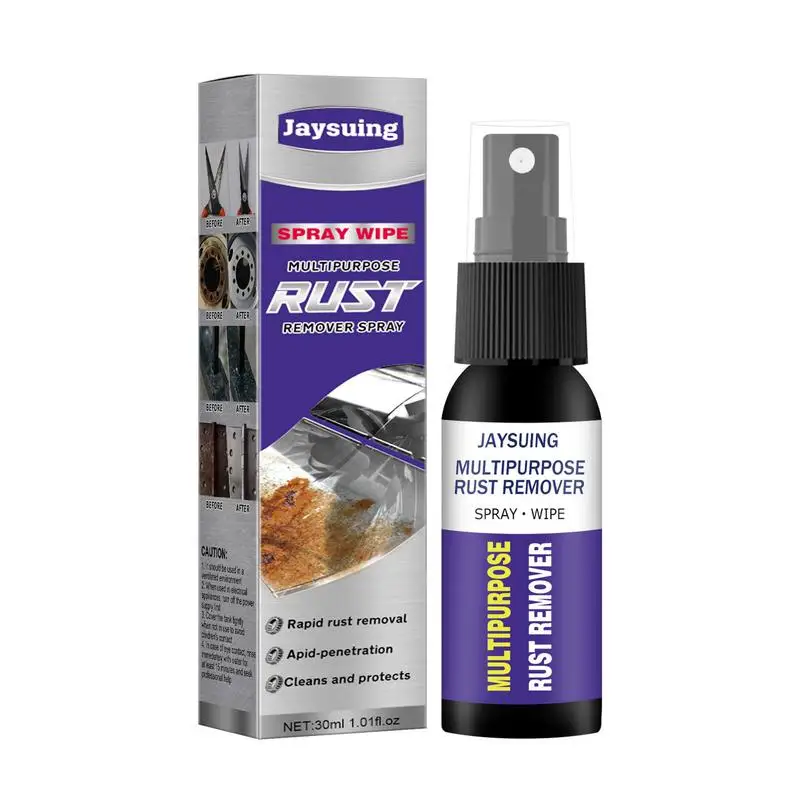 

30ml Car Rust Cleaner Spray Cleaning Auto Wash Anti Corrosive Spray Paint For Cars Multi-Purpose Windows Wheel Rust Remover