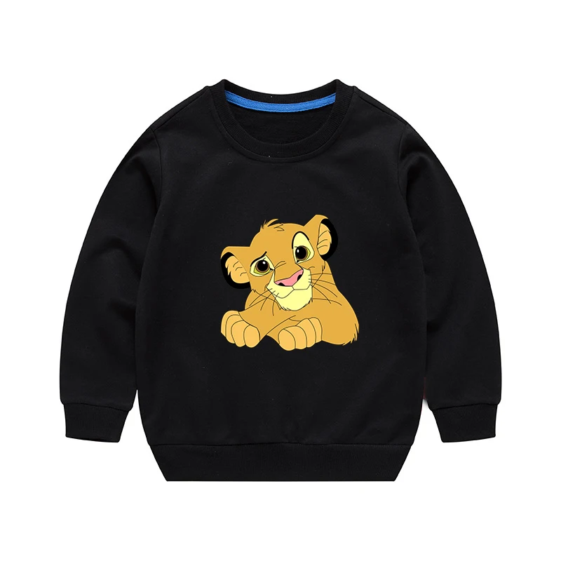 

lion king children boys sweatshirts toddler Baby Girls clothes 2020 spring autumn cute sweatshirt Long Sleeve Fashion top