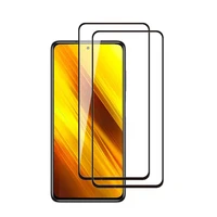 for xiaomi poco x3 nfc x3 pro x3 gt 5g full coverage tempered glass phone screen protector protective guard film 2 5d