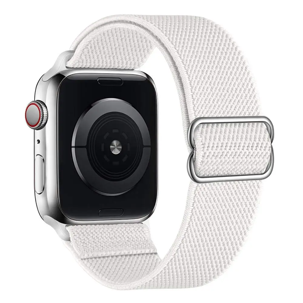 

Nylon Strap For Apple Watch Strap 44mm 45mm 40mm 42mm 38mm Smartwatch Wristband Belt Loop Bracelet iWatch Series 3 4 6 se 7 41mm