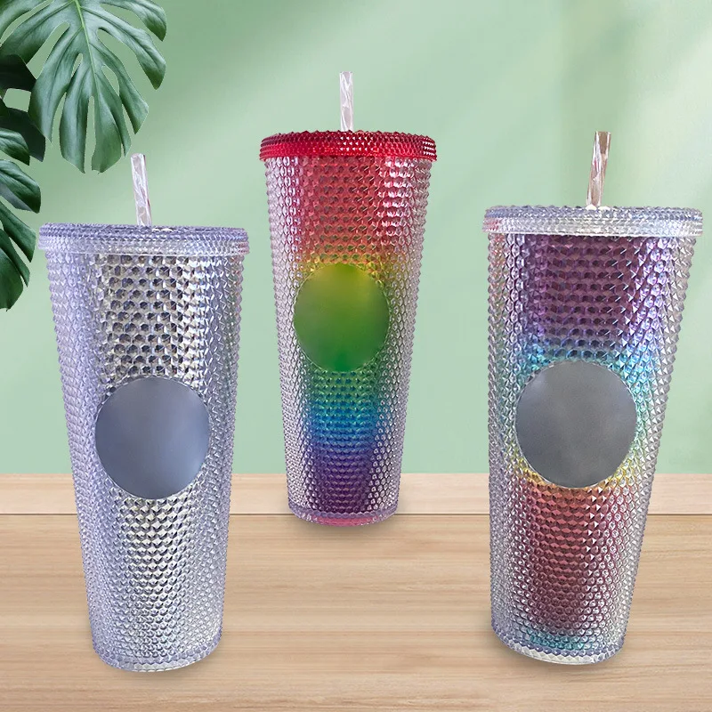 

1 шт., кружка с соломинкой Для холодной воды, 700 мл