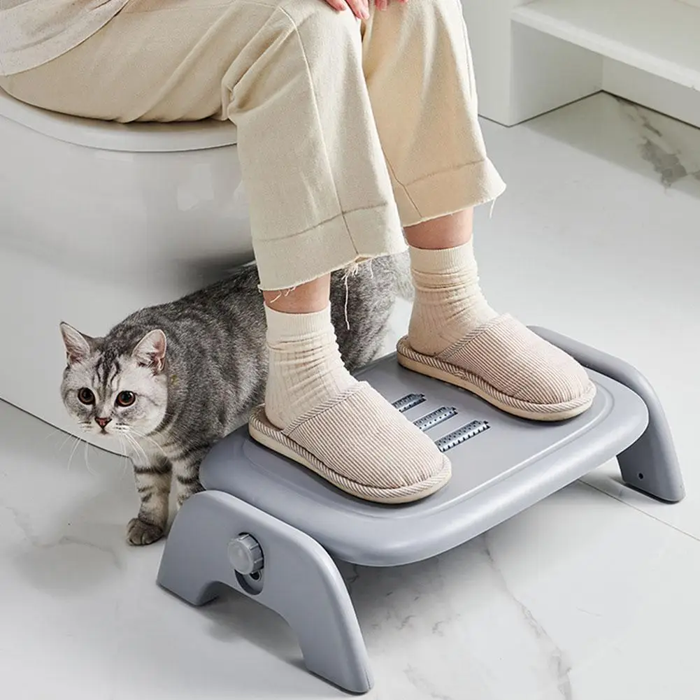 

Adjustable Office Footrests Ergonomic Reduce Stress Fatigue Height Footrest Adjustable Massage Z7M4