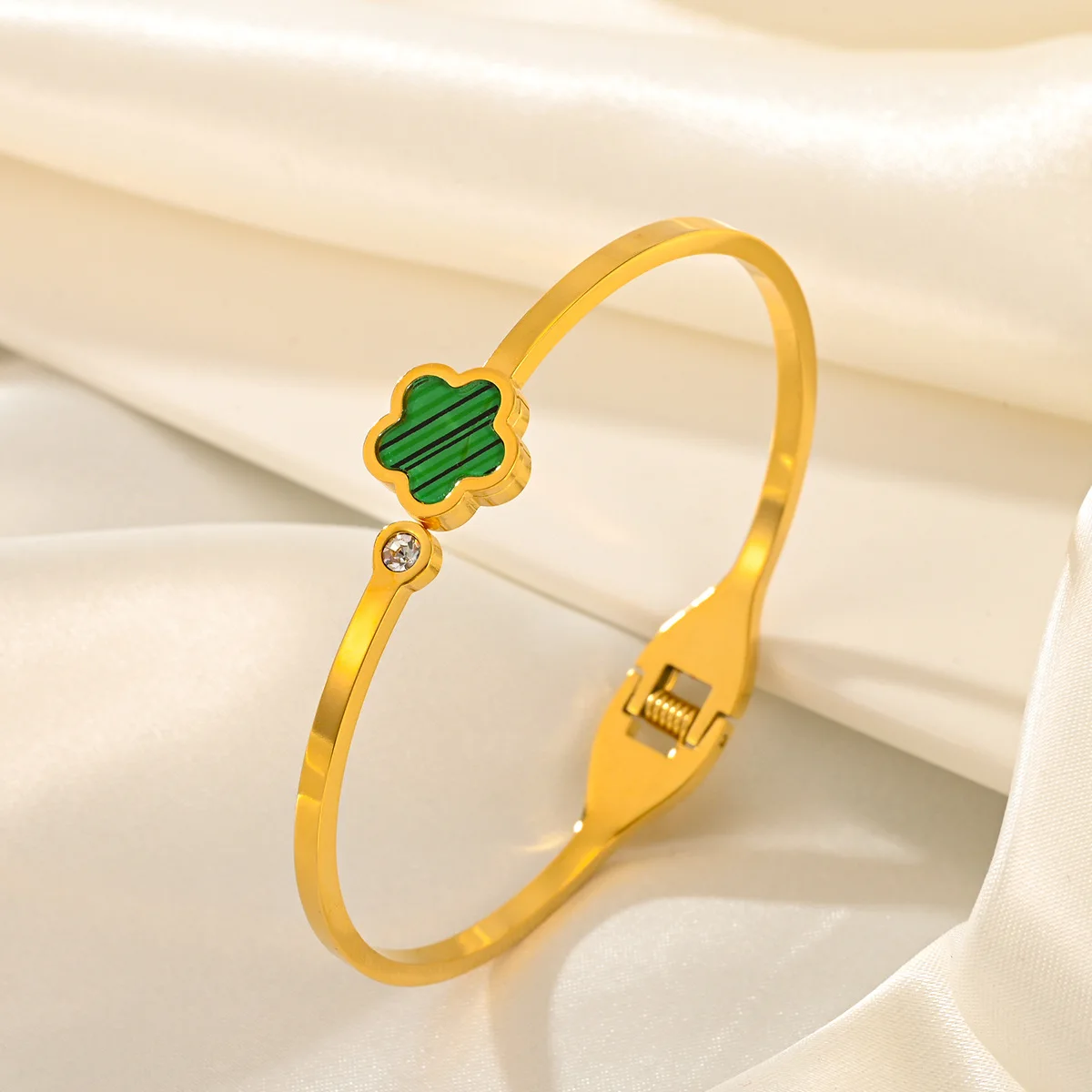 27 цветов классический роскошный открытый браслет из нержавеющей стали с пятью