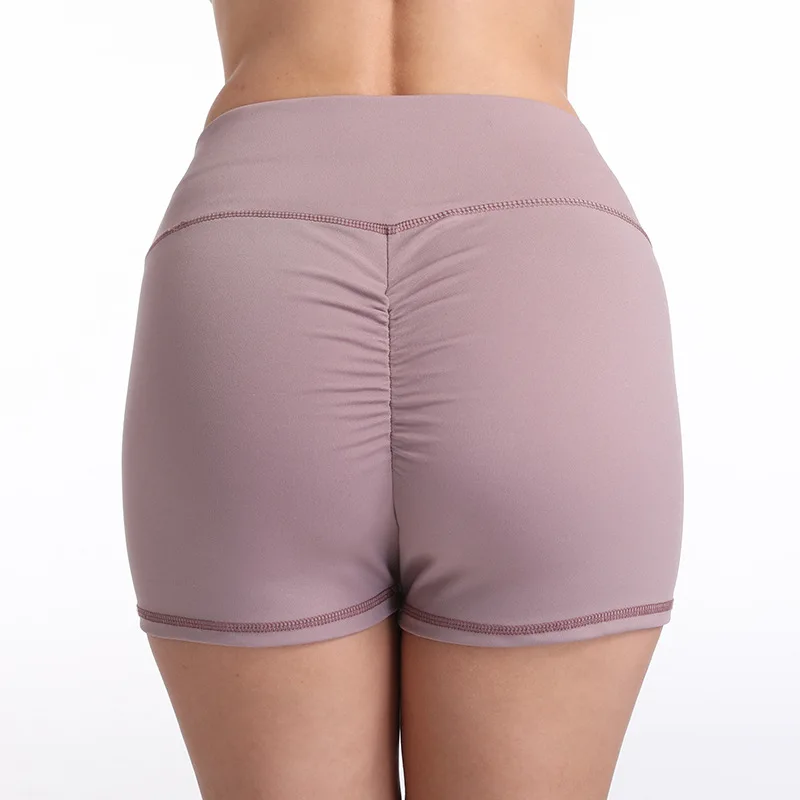 

Summer yoga shorts with pleated buttocks for slimming and slimming, outdoor running and fitness shorts for women's clothing