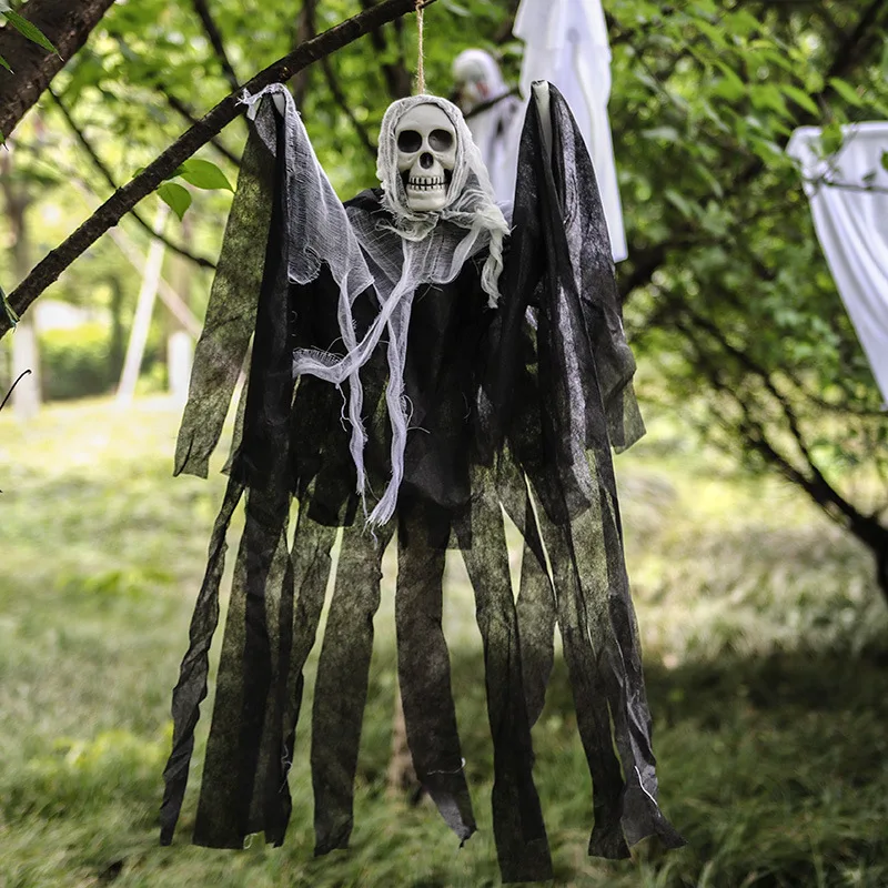 

Halloween Decor Skeleton Ghosts Halloween Hanging Decoration Outdoor Indoor Grim Reapers Yard Party Supplies Haunted Home Decor