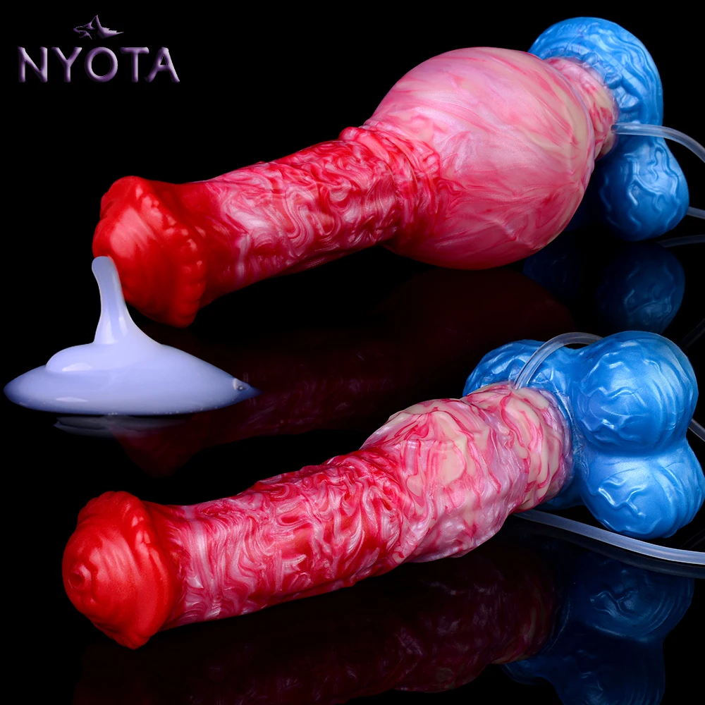 NYOTA надувная анальная пробка реалистичный фаллоимитатор для брызг лошади